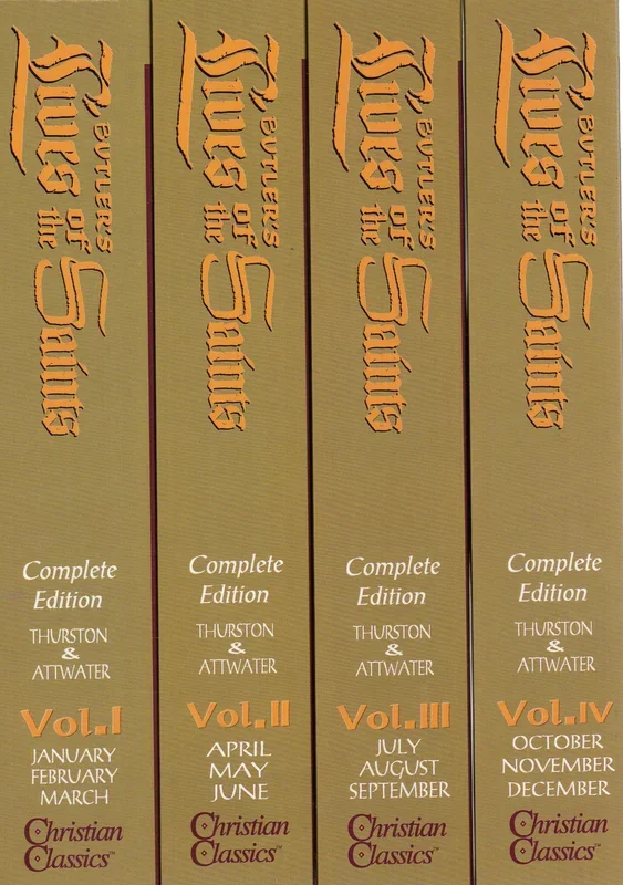 Butler’s Lives of the Saints (4 Volume Set)