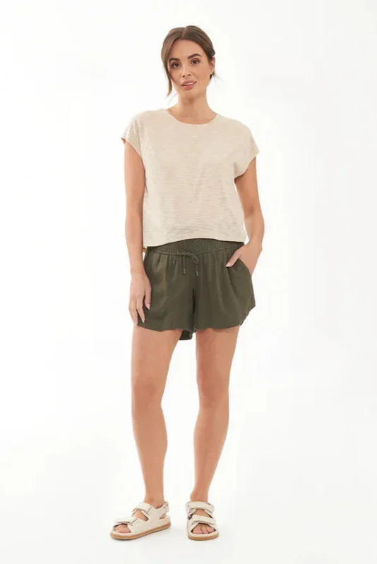 Byron Shirred Short