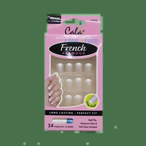 Cala French Glamour Nail Kit 24 Pieces (M) 87836