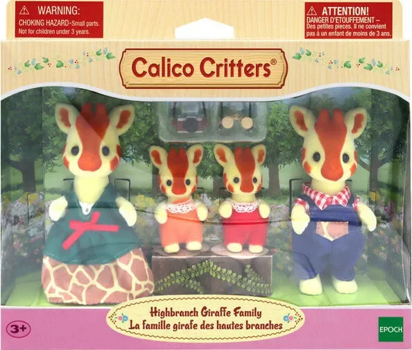 Calico Critters Giraffe Family