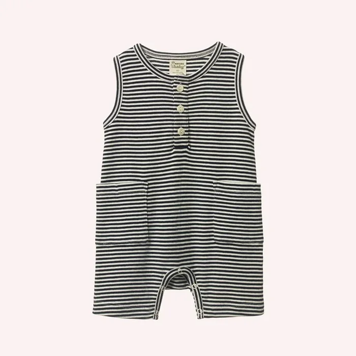 Camper Suit – Navy Stripe