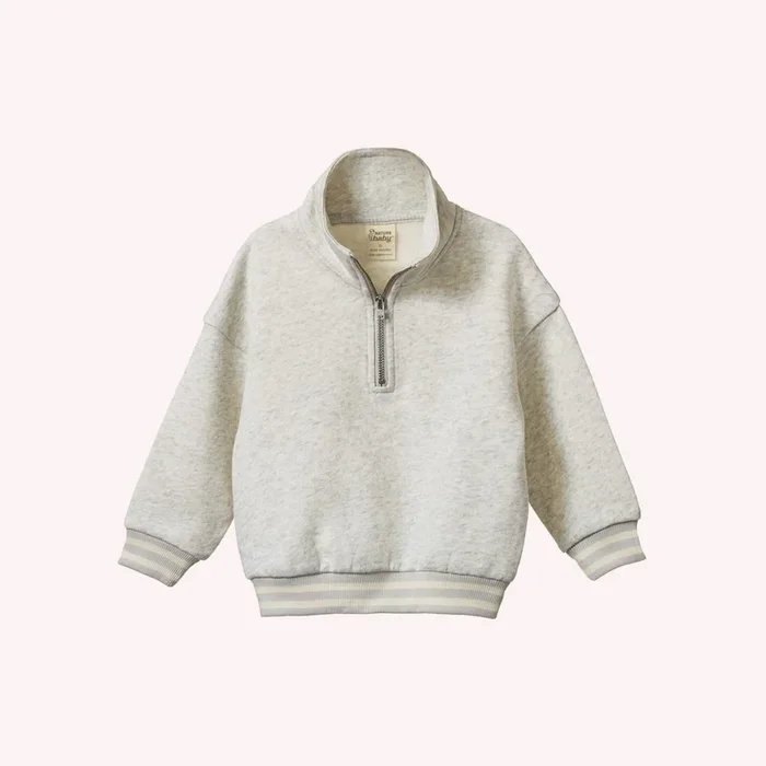 Camper Sweatshirt – Light Grey Marl