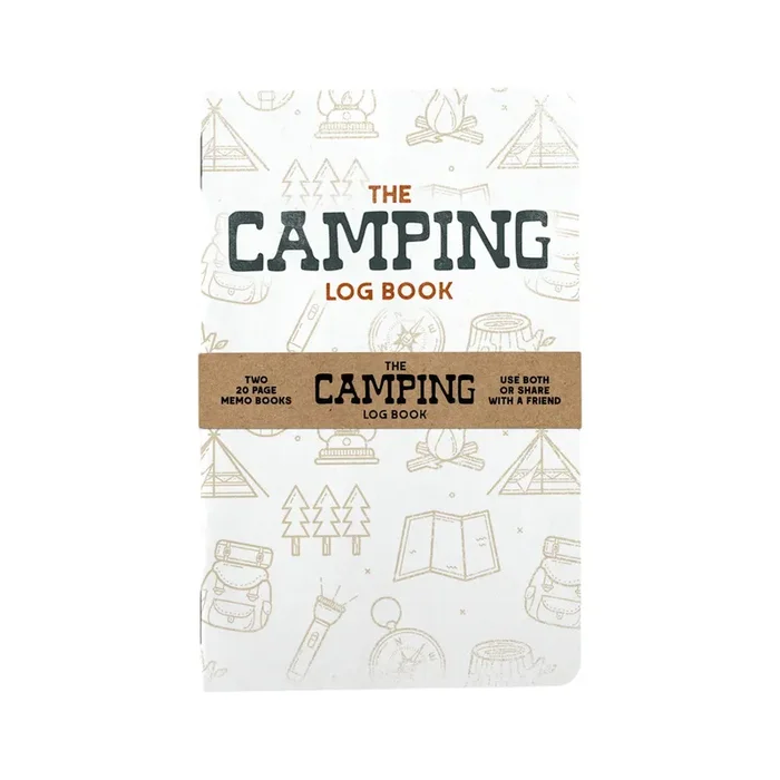 Camping Log Book – Two 20-page Books