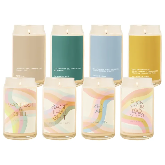 Candle Can Glass – Good Vibes Only