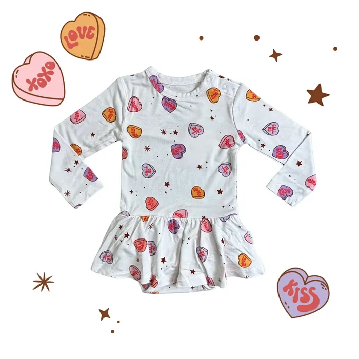 Candy Hearts – Bodysuit Dress