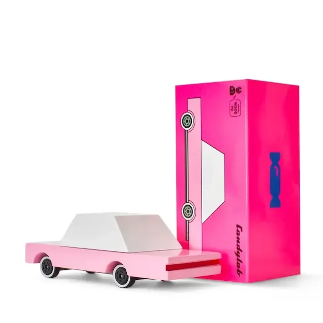 Candylab Toys Pink Sedan