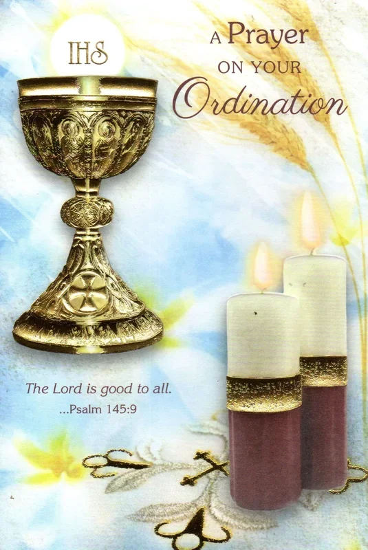 Card – Greeting: A Prayer for Your Ordination