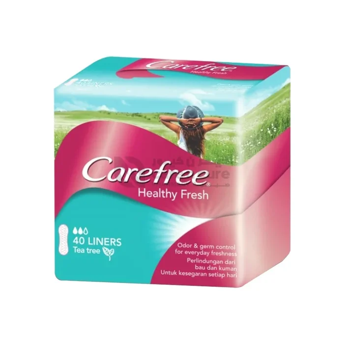 Carefree Healthy Fresh 40 Liners Tea Tree