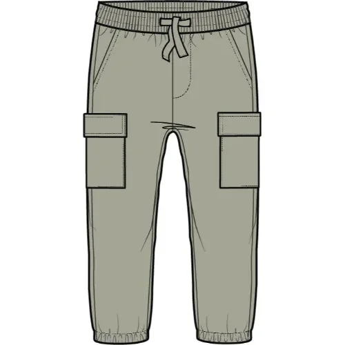 CARGO JOGGER KNIT-GREEN DUSTY