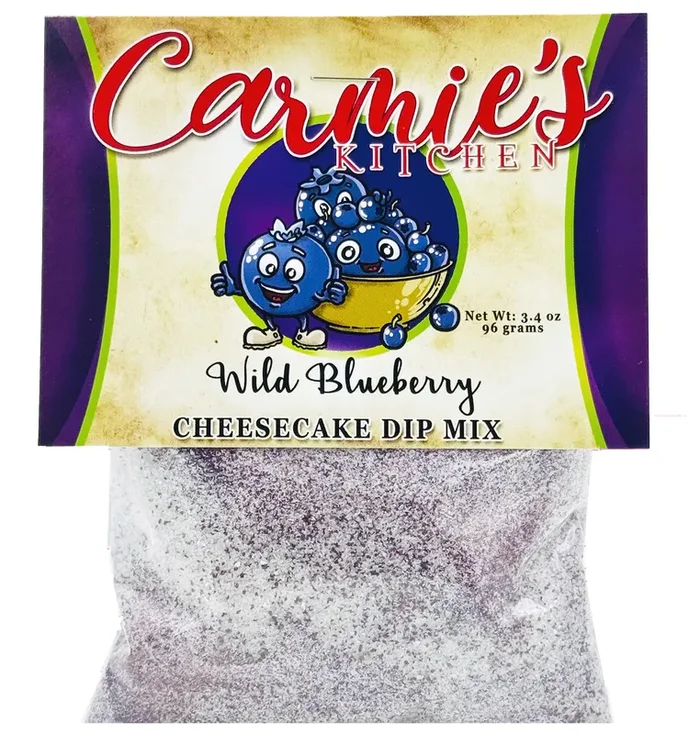 Carmies Wild Blueberry Cheesecake Dip Mix