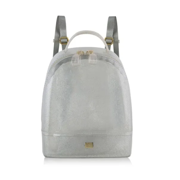 Carrying Kind Dolly Mini Backpack In Silver Sparkle