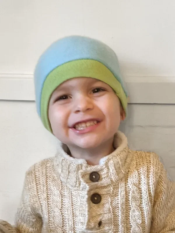 Cashmere Combo Hat – Toddler