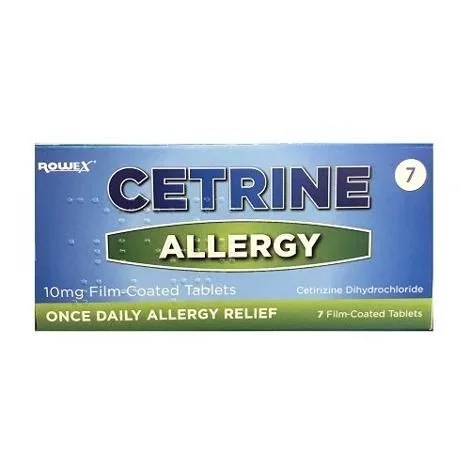 Cetrine Allergy 10mg Tablets – 7 Pack