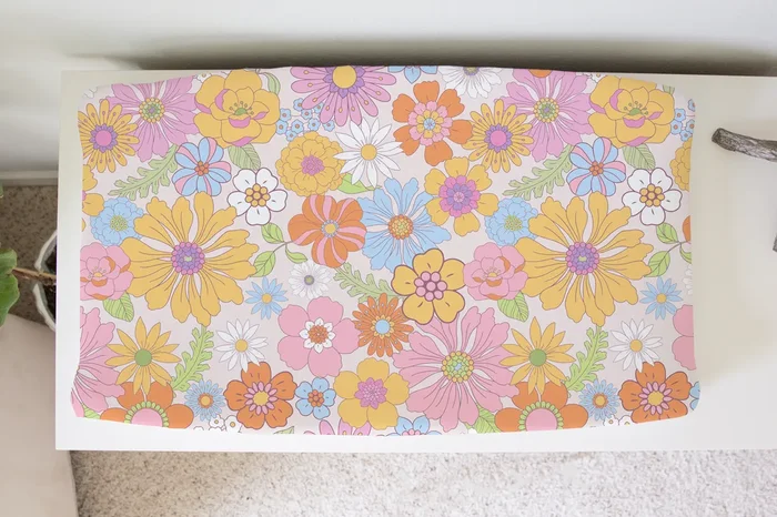Changing Pad Cover – Retro Floral