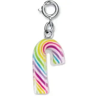 Charm It! Rainbow Candy Cane Charm