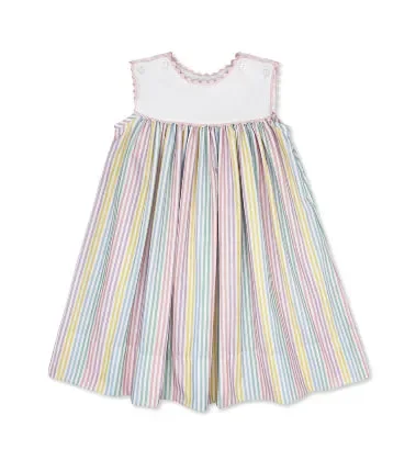 Charming Dress Petunia Pinstripe