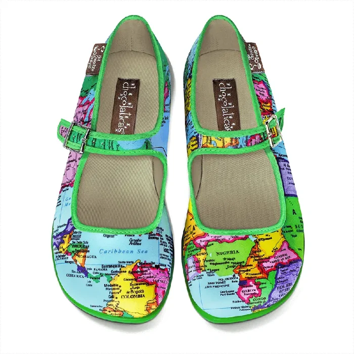 Chocolaticas® Bon Voyage Women’s Mary Jane Flat