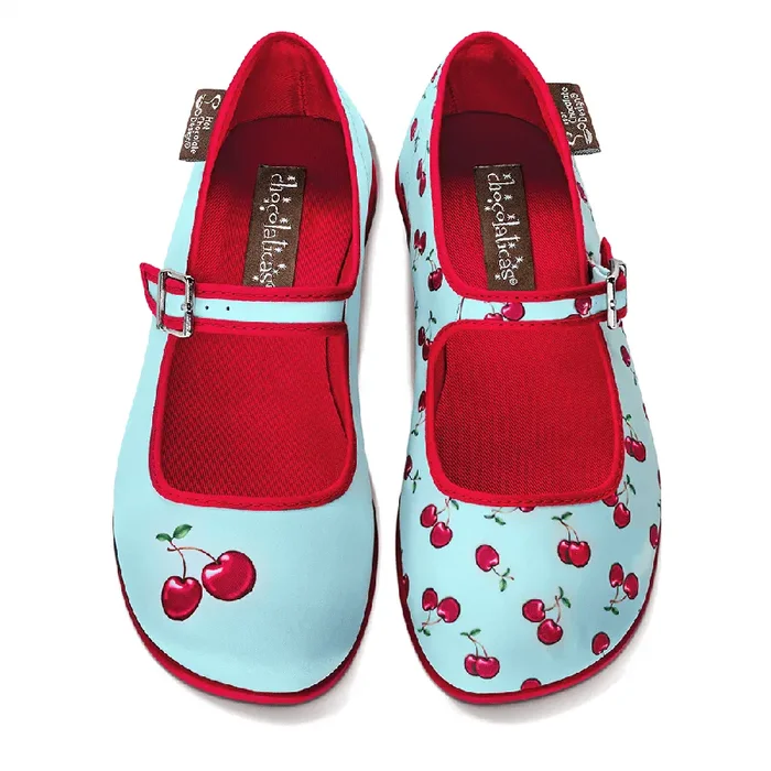 Chocolaticas® Cherry Women’s Mary Jane Flat