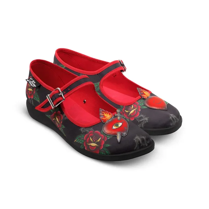 Chocolaticas® Heart Women’s Mary Jane Flat