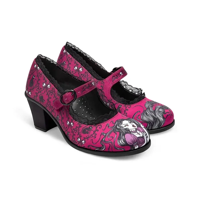 Chocolaticas® Mid Heels Carmilla Women’s Mary Jane Pump