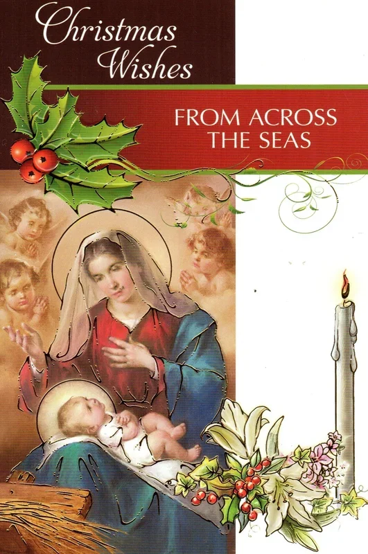 Christmas Card – Across the Seas Red