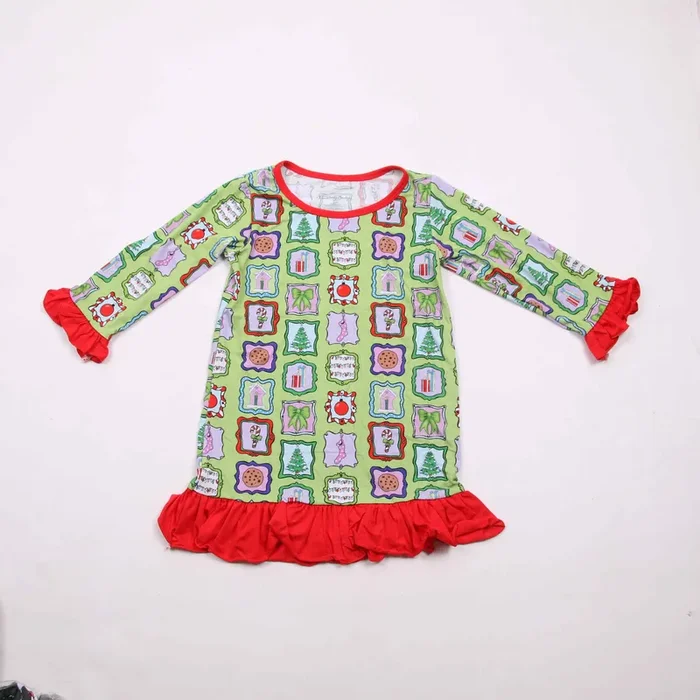 Christmas Classic Bamboo Girl Gown