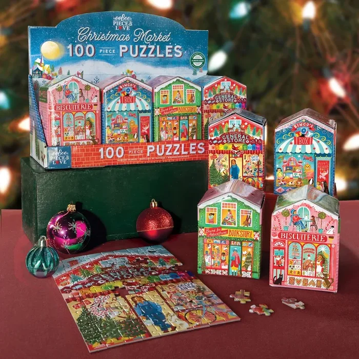 Christmas Market 100 Piece Puzzle Age 5+