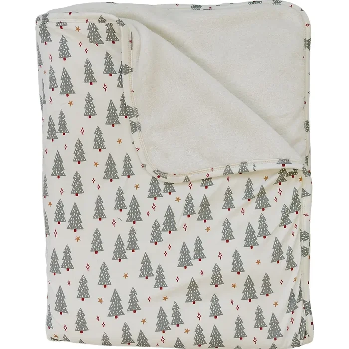 Christmas Trees Bamboo Fleece Quilt