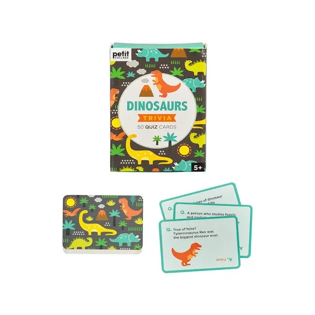 Chronicle Books Petit Collage Dinosaurs Trivia Game