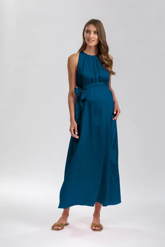Clarissa Corsair Maxi Dress with Removable Belt