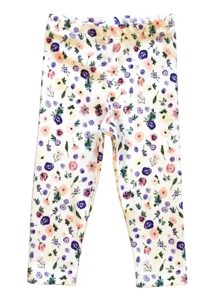 Clementine Garden Floral Legging