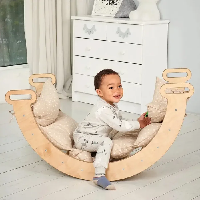 Climbing Arch + Cushion – Montessori Climbers For Toddlers