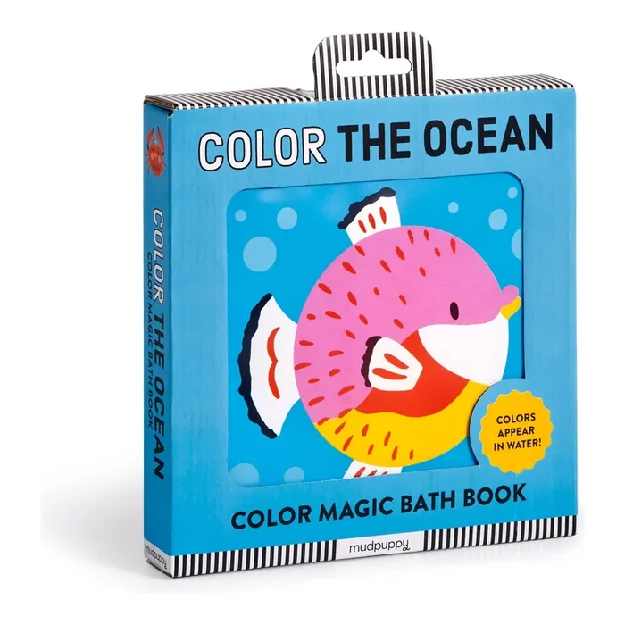Color the Ocean Color Magic Bath Book
