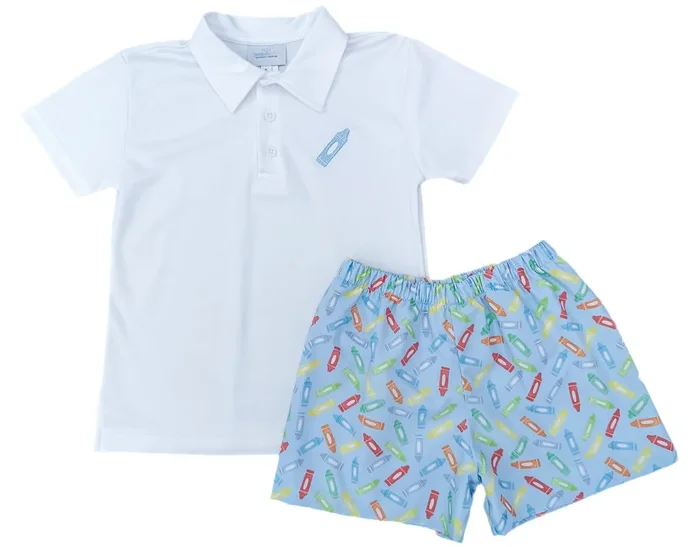 Conrad Shorts – Blue Crayon