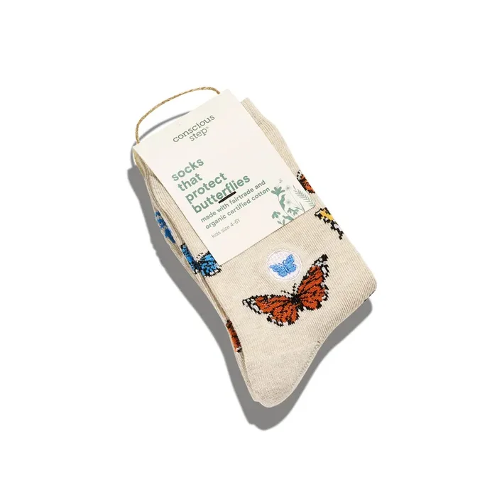 Conscious Step – Kids Socks that Protect Butterflies