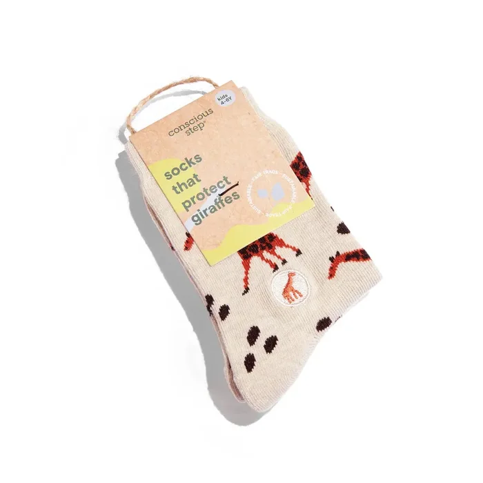 Conscious Step – Kids Socks that Protect Giraffes