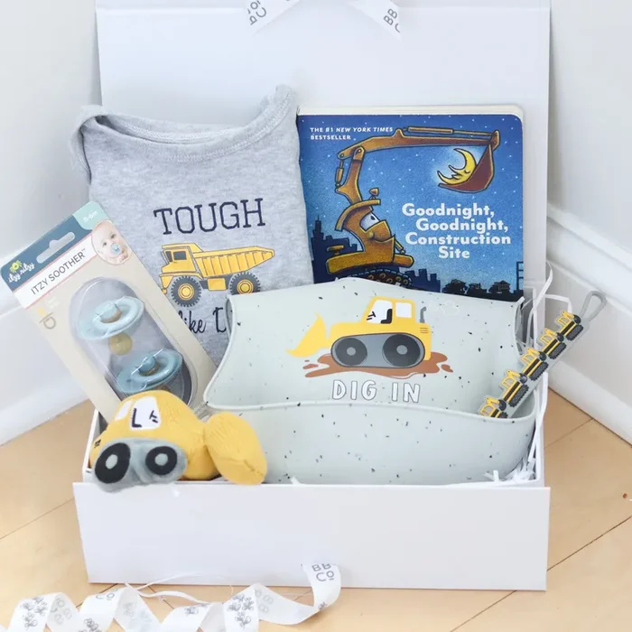 Construction Baby Boy Gift Box