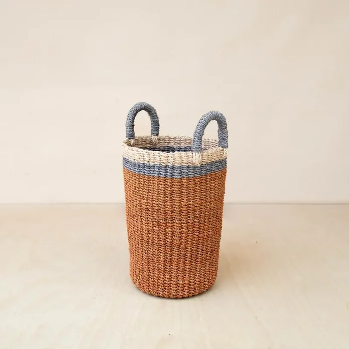 Coral Wicker Basket Vase – Decorative Basket | Likhâ