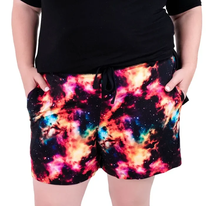 Cosmic Nebula | Women’s Bamboo Pajama Shorts