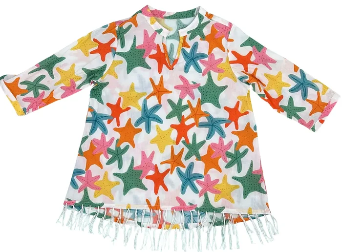Cotton Cover-up – Sea Stars