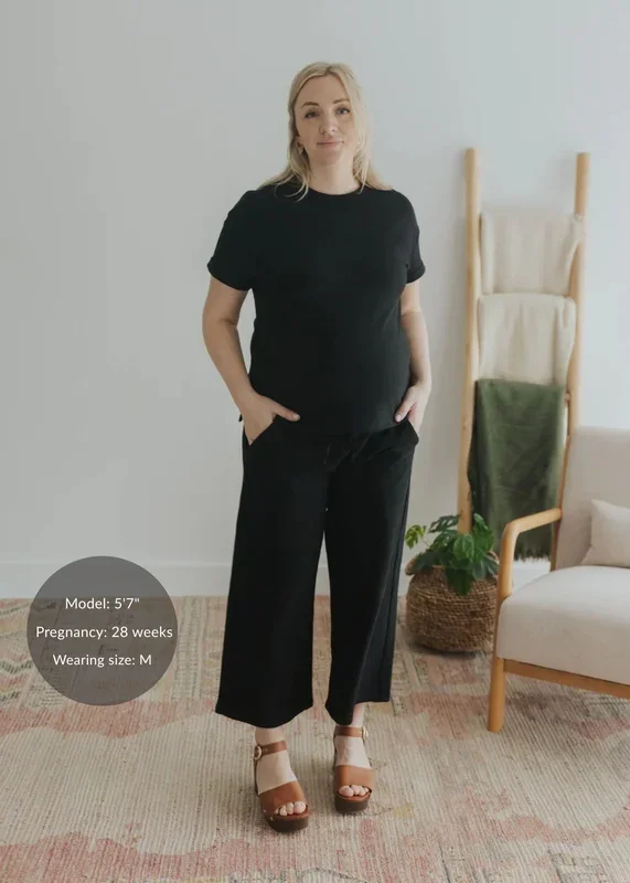 Cotton Fleece Lounge Pants + Top