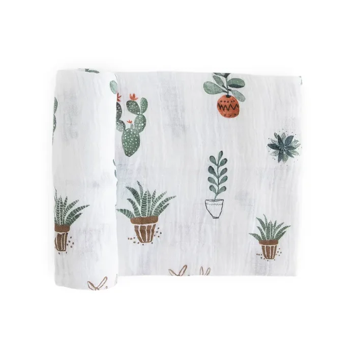 Cotton Muslin Swaddle Blanket – Prickle Pots
