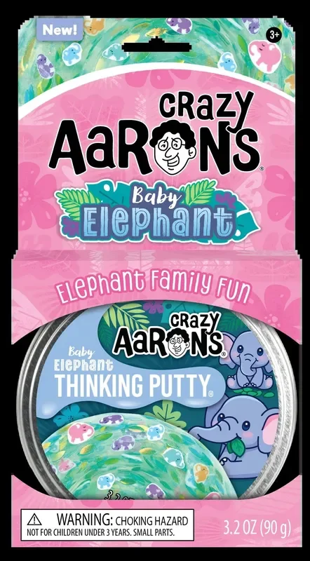 Crazy Aaron’s Baby Elephant Thinking Putty