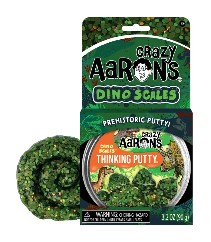 Crazy Aaron’s Dino Scales Thinking Putty