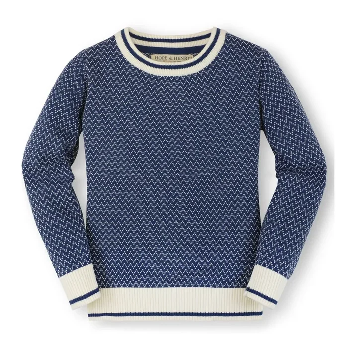 Crew Neck Pullover Organic Sweater – Baby