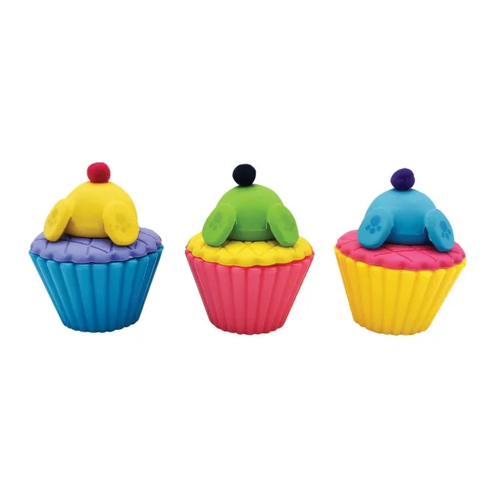 Cupcake Diving Pencil Sharpener And Eraser – 24 Per Box