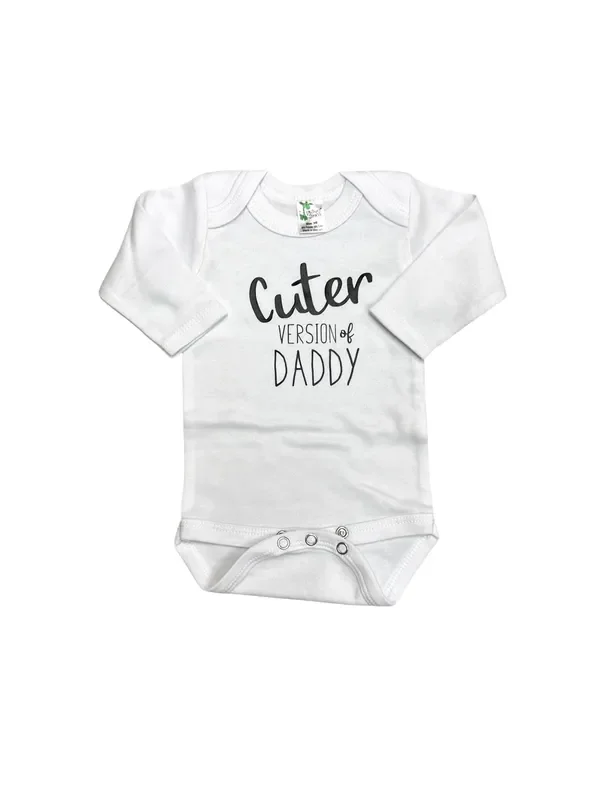 Cuter Version Of Daddy • Baby Bodysuit