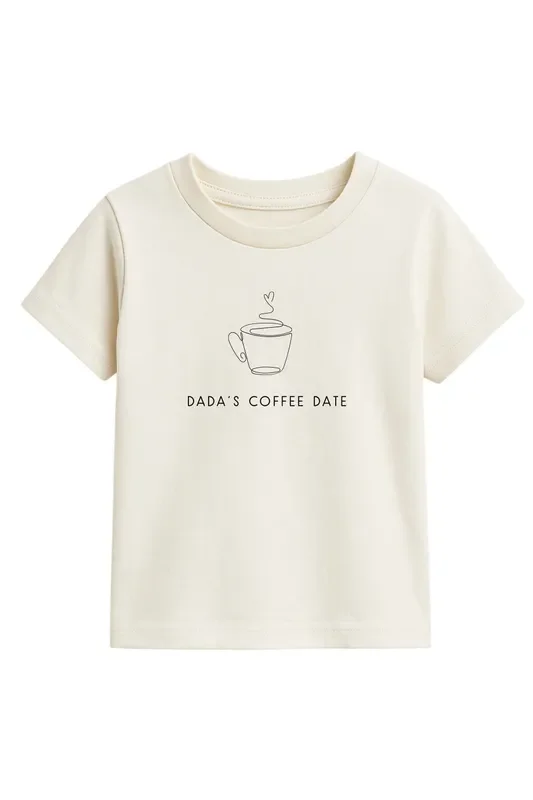 Dadas Coffee Date Organic Cotton Kids T-shirt