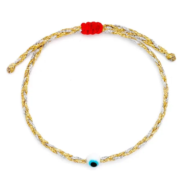 Dawn Evil Eye Braided Bracelet