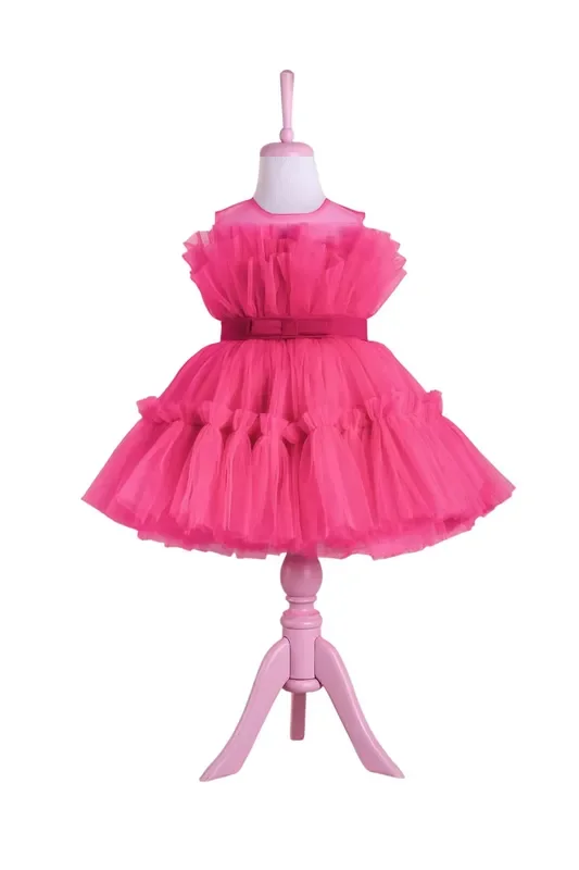 Diana Fuchsia Party Dress